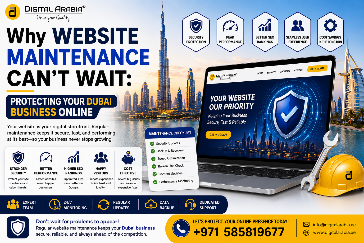 Why Website Maintenance Can't Wait: Protecting Your Dubai Business Online